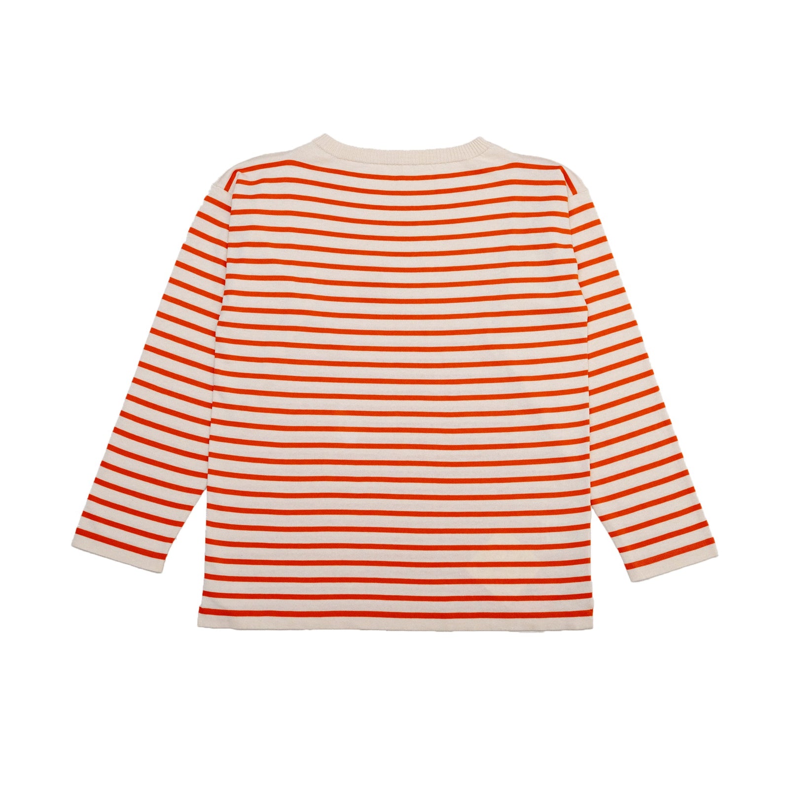 Boatsman Raw Cotton Orange Stripe