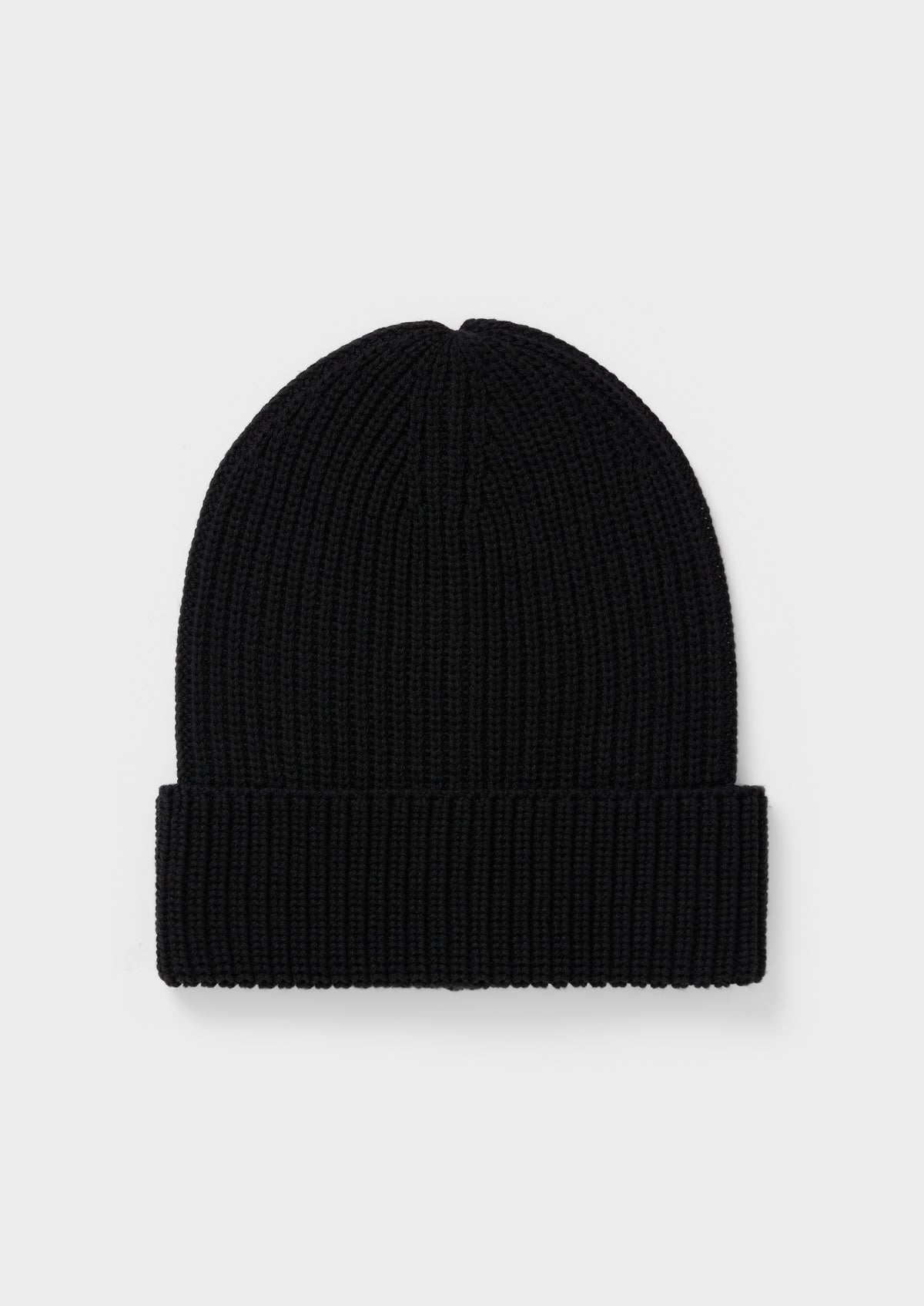 Bonnet En Maille Unie Noire