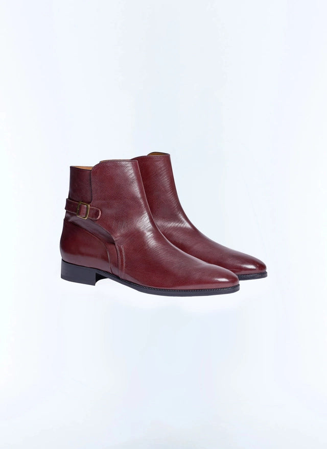 Calfskin Leather Jodhpur Boots