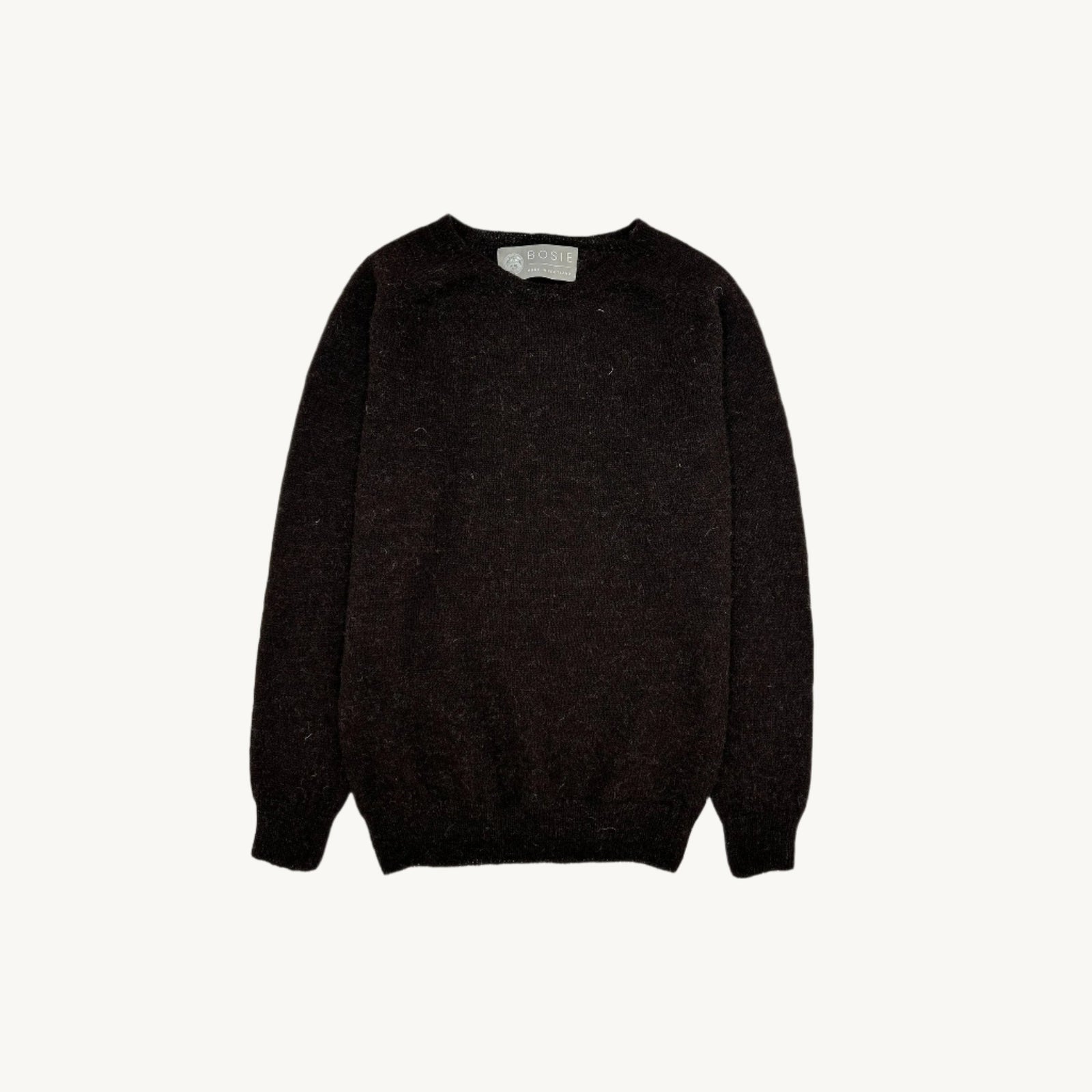 Harley of Scotland Everest Shetland Undyed Voe - Warm Black