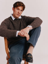 Bosie Sherpa Shetland Undyed Voe - Grey