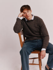 Bosie Sherpa Shetland Undyed Voe - Grey