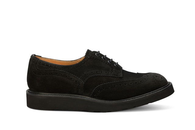 Bourton Country Shoe - Black Castorino