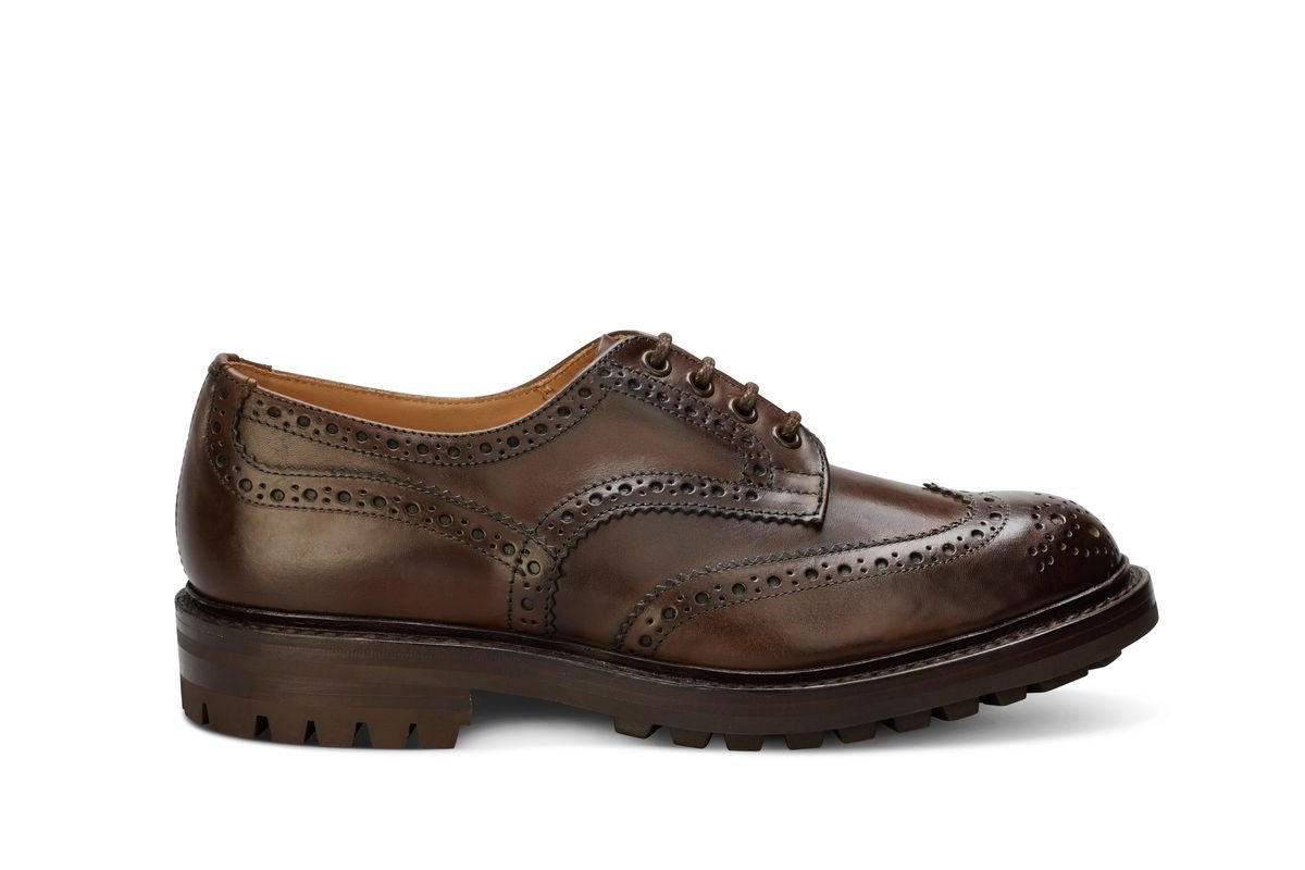 Bourton Country Shoe Coffee Burnished