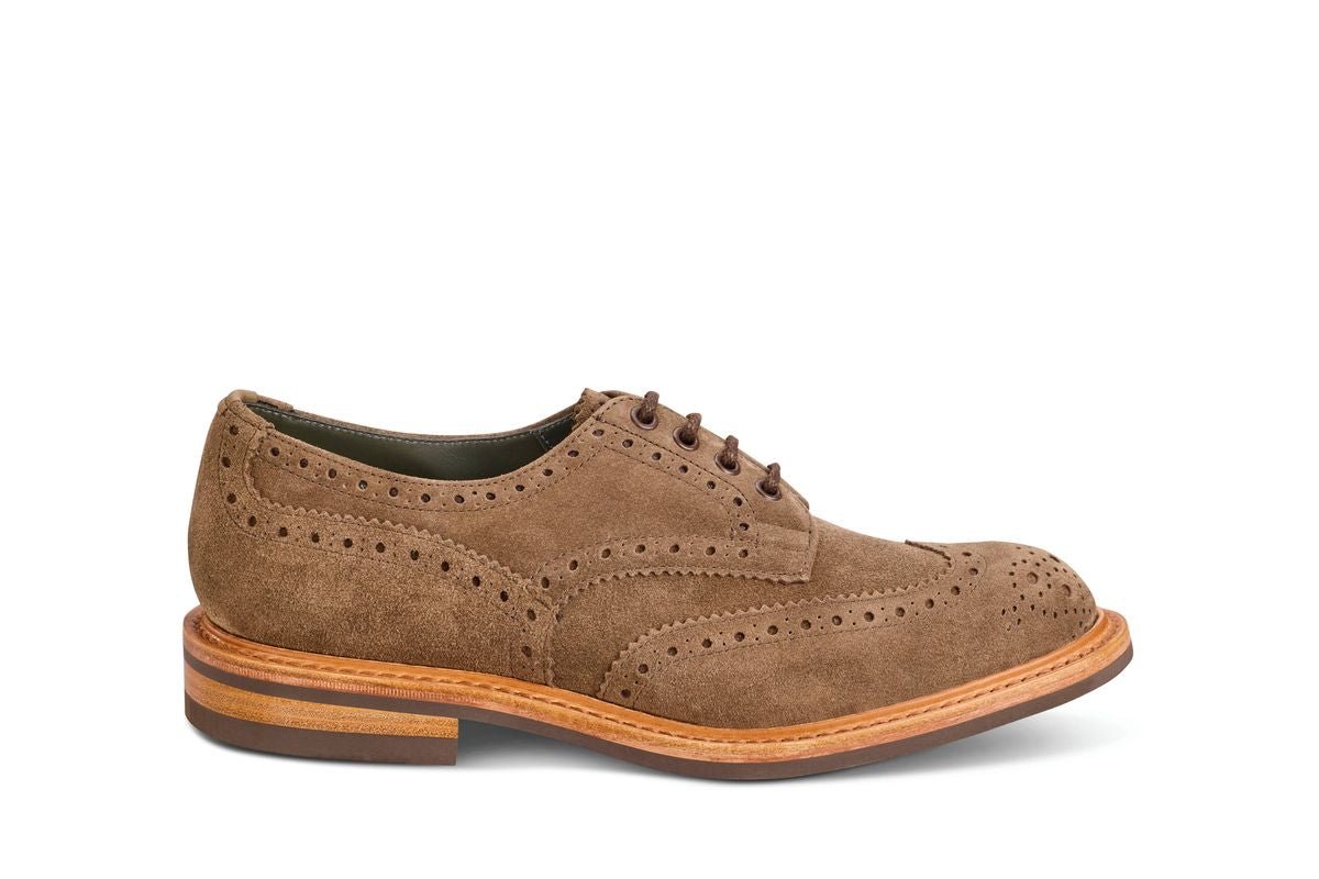 Bourton Country Shoe Flint Janus Suede