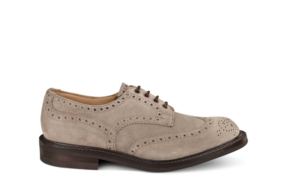 Bourton Country Shoe Zonta Caribou Castorino Suede