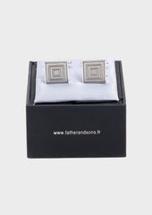 Boutons De Manchettes Carr S Argent