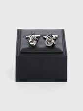 Boutons De Manchettes Noeuds Argent S
