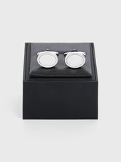 Boutons De Manchettes Ovales Avec Inserts Nacre