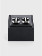 Boutons De Manchettes Avec Inserts Noirs