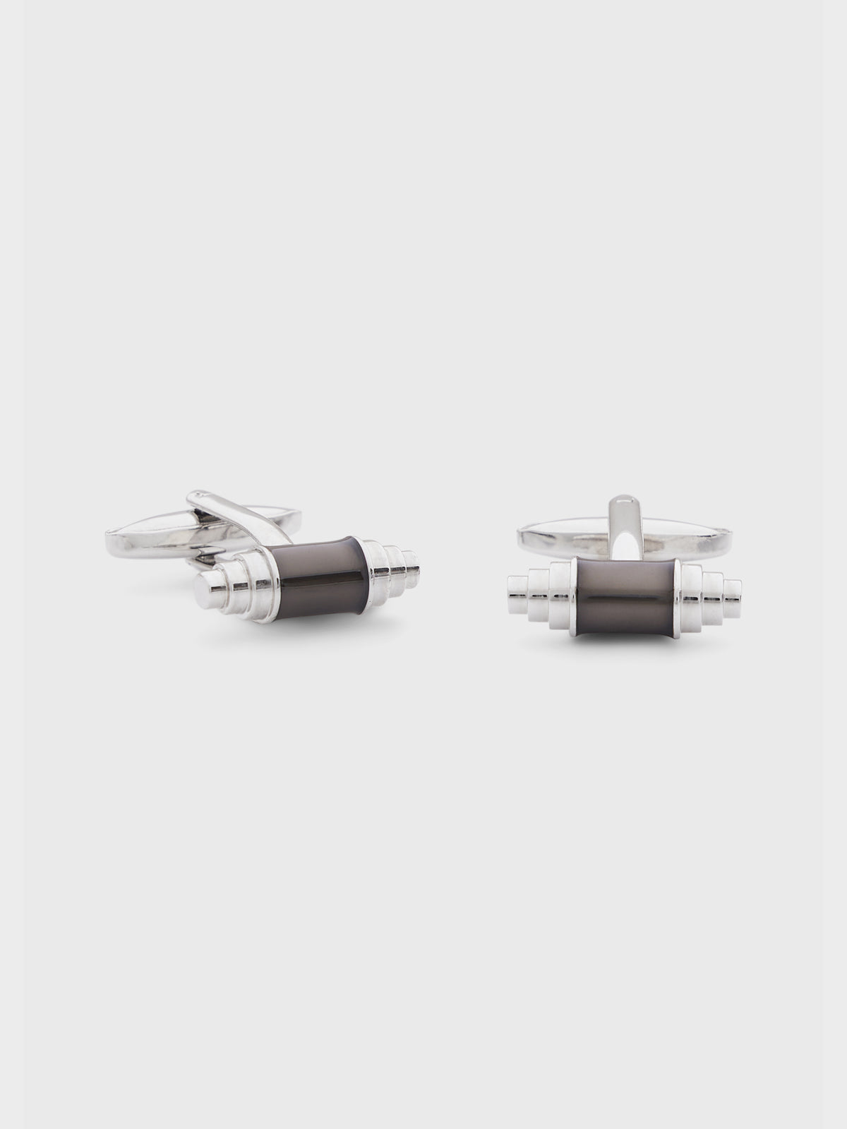 Boutons De Manchettes Avec Inserts Noirs