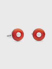Boutons De Manchettes Ronds Avec Inserts Pierres