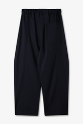 Box Pleat Trouser - Navy