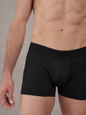 Boxer Noir Coton Biologique