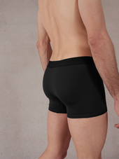 Boxer Noir Coton Biologique