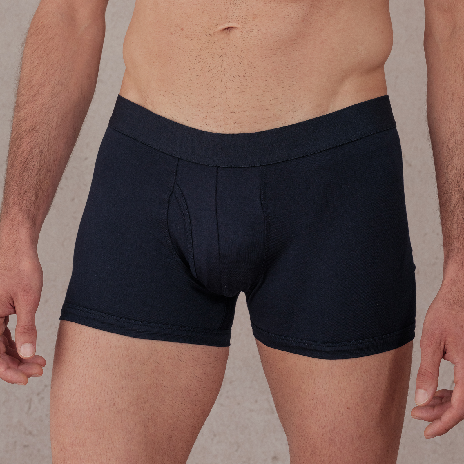 Boxer Bleu Marine Coton Biologique