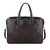 Braided Leather Business Bag "Premia Large"