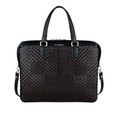 Braided Leather Business Bag Premia Medium