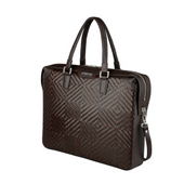 Braided Leather Business Bag Premia Medium