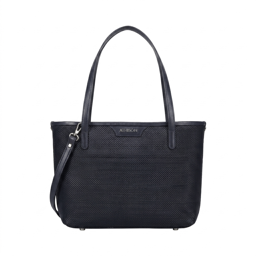 Braided Recycled Leather Handbag Ban