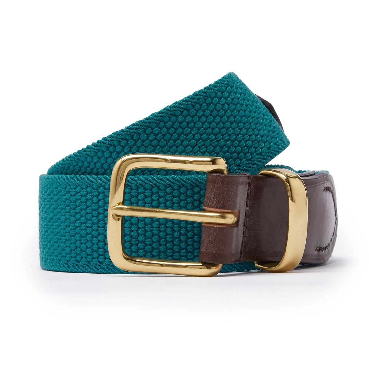 Bridle Leather Webbing Belt In
