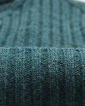 Brook Green Single Rib Wool Beanie