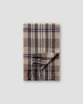 Check Wool Scarf