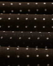Brown Dots Wool and Silk Scarf