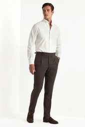 Flannel Soragna Trousers Made In Italy