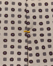 Light Floral Panama Silk Tie