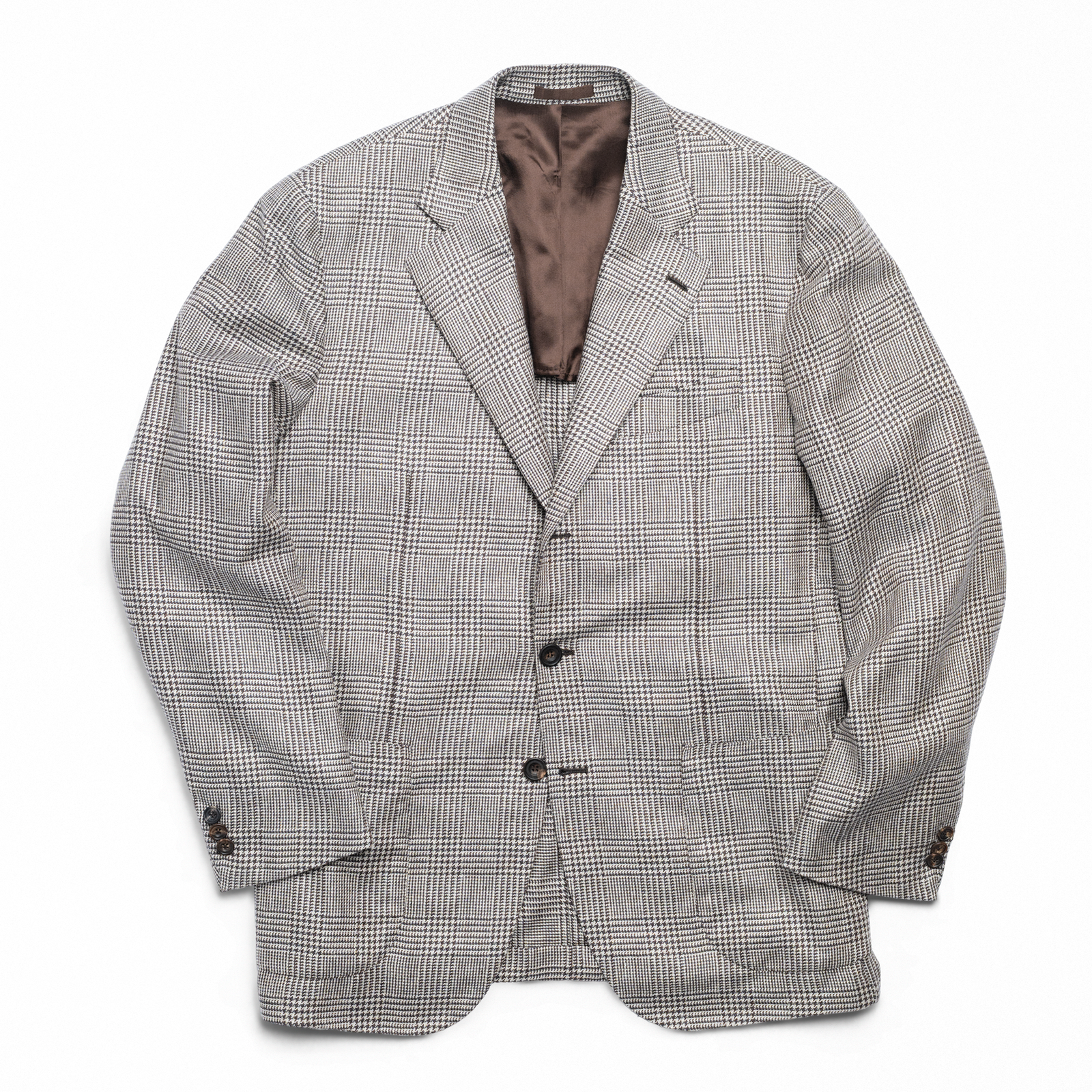 Glen Check Silk Waverly Jacket