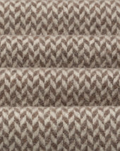 Light Herringbone Wool Scarf