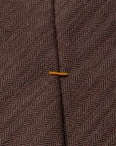 Herringbone Cotton Wool Blend Tie
