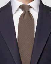 Herringbone Cotton Wool Blend Tie