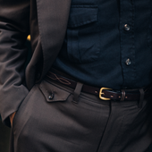 Dark Brown Tropical Wool Waverly Suit