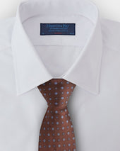Miniature Floral Motif Silk Tie