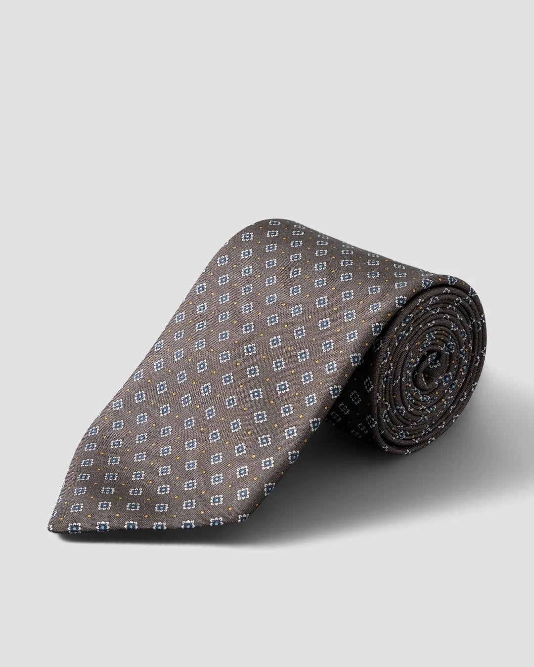 Floral Print Silk Tie Eton