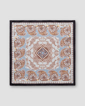 Paisley Cotton Silk Pocket Square