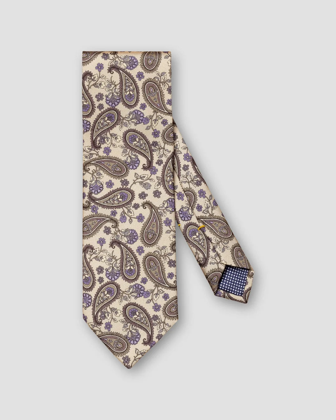 Light Paisley Panama Silk Tie