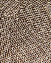 Micro Houndstooth Cotton Linen Gatsby Cap