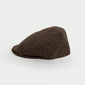 Plain Weave Wool Flat Cap
