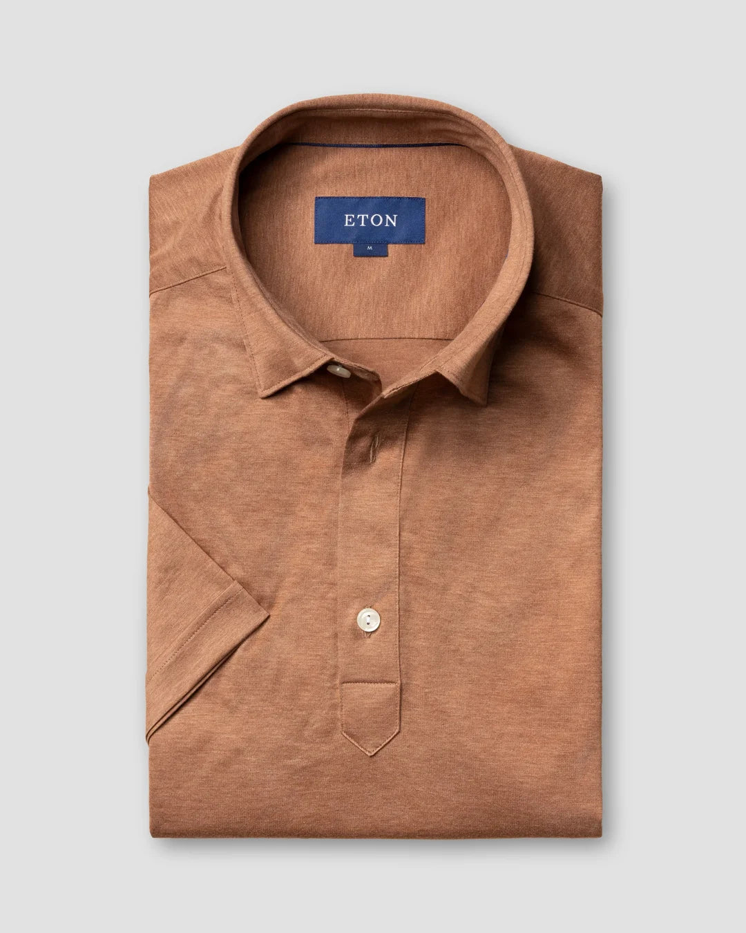 Popover Jersey Shirt Short Sleeved Eton