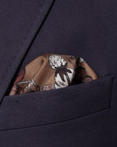 Strawberry Print Silk Pocket Square