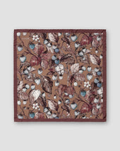 Strawberry Print Silk Pocket Square