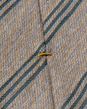 Striped Wool Blend Tie