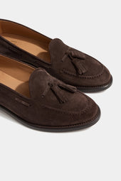Suede Tassel Loafers Made In Italy