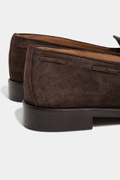 Suede Tassel Loafers Made In Italy
