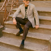 Linen Cotton Twill Trouser