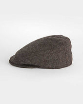 Twill Wool Flat Cap
