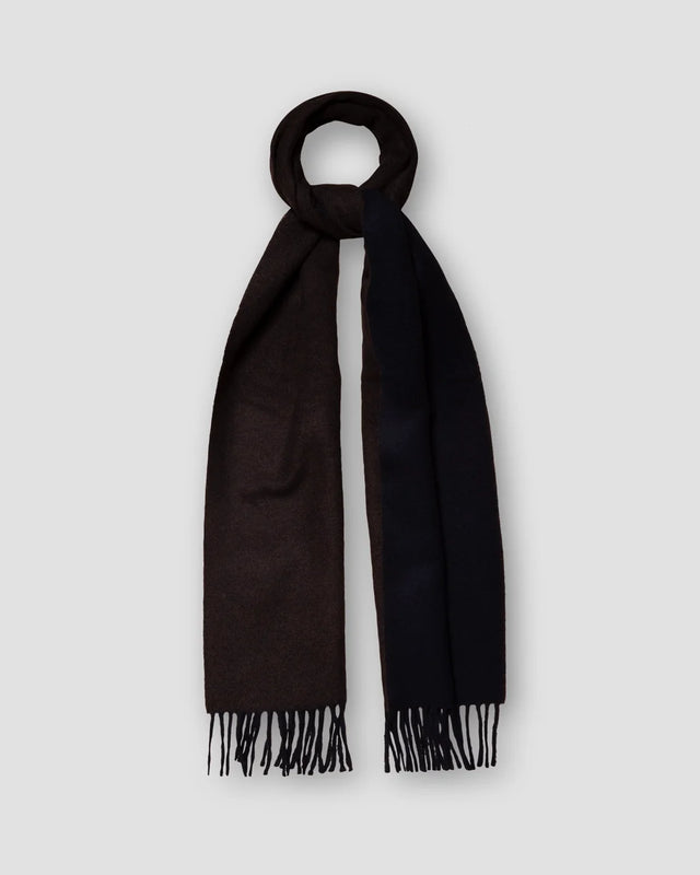 Brown Double-Side Wool Scarf
